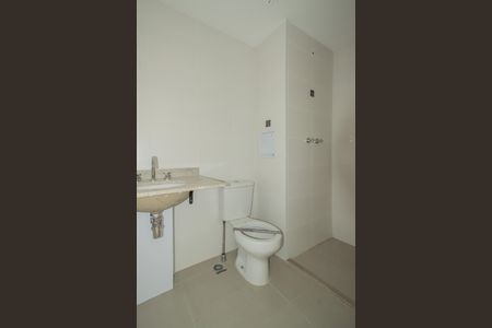 Banheiro de kitnet/studio à venda com 1 quarto, 28m² em Vila Clementino, São Paulo