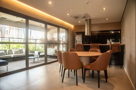 Studio à venda com 28m², 1 quarto e sem vagaÁrea comum - Salão de festas