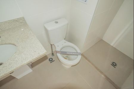 Banheiro de kitnet/studio à venda com 1 quarto, 28m² em Vila Clementino, São Paulo