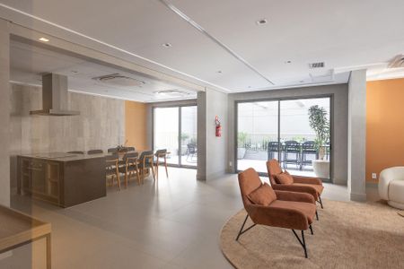 Studio para alugar com 30m², 1 quarto e sem vaga Studio para alugar com 30m², 1 quarto e sem vagaÁrea comum - Salão de festas