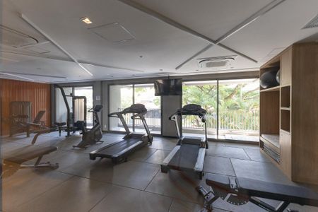 Studio para alugar com 30m², 1 quarto e sem vaga Studio para alugar com 30m², 1 quarto e sem vagaÁrea comum - Academia