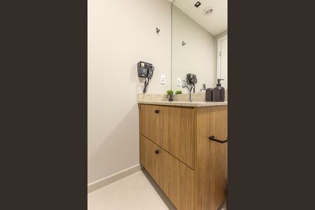 Studio para alugar com 30m², 1 quarto e sem vaga Studio para alugar com 30m², 1 quarto e sem vagaBanheiro