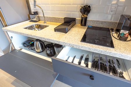Cozinha de kitnet/studio à venda com 1 quarto, 30m² em Vila Olímpia, São Paulo