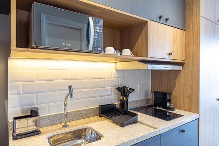 Cozinha de kitnet/studio à venda com 1 quarto, 30m² em Vila Olímpia, São Paulo