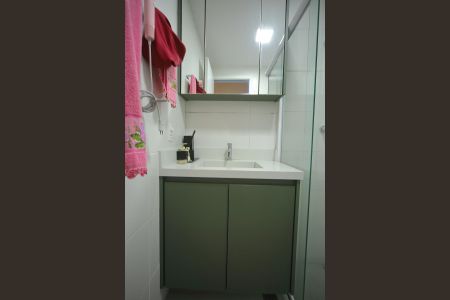 Banheiro da Suíte  de apartamento à venda com 2 quartos, 57m² em Jardim Valdibia, São Bernardo do Campo