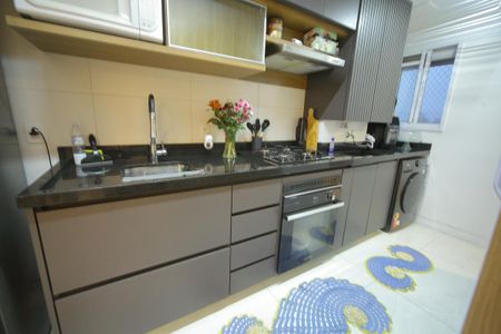 Cozinha  de apartamento à venda com 2 quartos, 57m² em Jardim Valdibia, São Bernardo do Campo