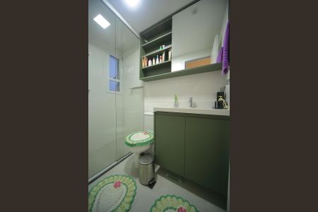 Apartamento à venda com 57m², 2 quartos e 2 vagasBanheiro Social 