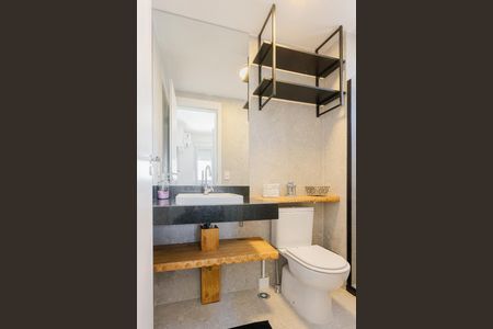 Banheiro da Suíte de apartamento para alugar com 1 quarto, 25m² em Pinheiros, São Paulo