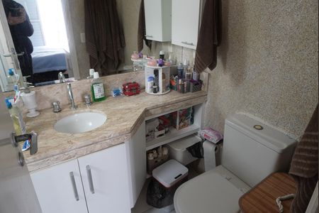 Casa de condomínio para alugar com 180m², 3 quartos e sem vagaBanheiro da Suíte 1