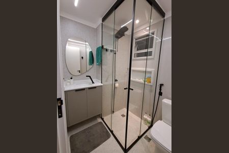 Banheiro  de apartamento à venda com 3 quartos, 67m² em Bonfim, Campinas