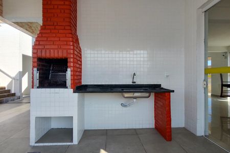 Área comum - Churrasqueira de apartamento para alugar com 3 quartos, 92m² em Cidade Ocian, Praia Grande