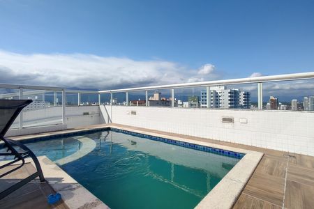 Área comum - Piscina de apartamento para alugar com 3 quartos, 92m² em Cidade Ocian, Praia Grande