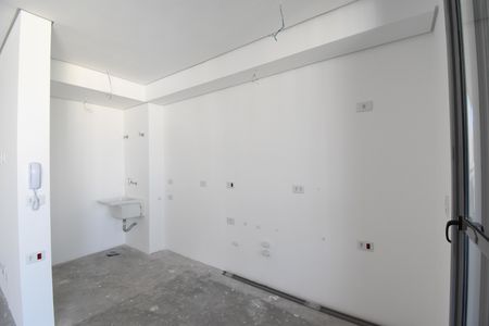 Sala e Cozinha de apartamento à venda com 2 quartos, 95m² em Centro, Curitiba