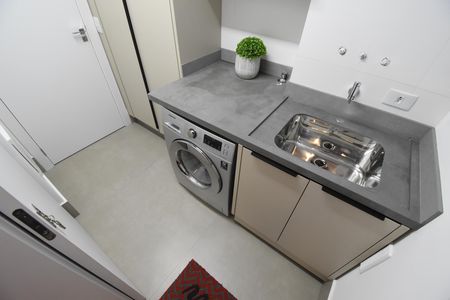 Área de Serviço de apartamento à venda com 2 quartos, 137m² em Centro, Curitiba