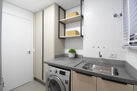 Área de Serviço de apartamento à venda com 2 quartos, 137m² em Centro, Curitiba