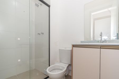 Banheiro da Suíte  de apartamento para alugar com 2 quartos, 50m² em Jardim Amanda I, Hortolândia