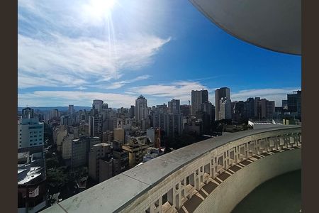 Varanda e Vista de apartamento à venda com 2 quartos, 136m² em Consolação, São Paulo