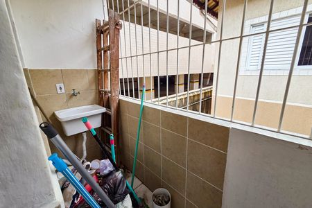Área de Serviço de casa para alugar com 1 quarto, 50m² em Vila Caiçara, Praia Grande