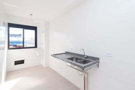 Apartamento à venda com 46m², 2 quartos e 1 vagaCozinha e Área de Serviço