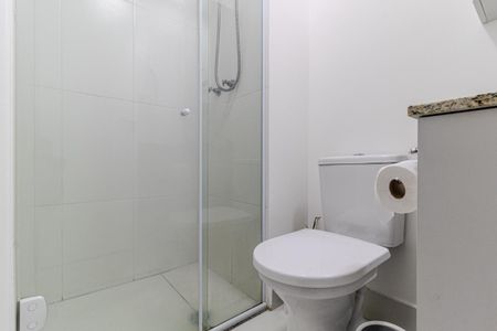 Studio para alugar com 27m², 1 quarto e sem vaga Studio para alugar com 27m², 1 quarto e sem vagaBanheiro