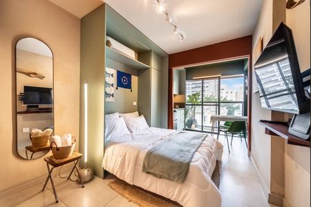 Studio para alugar com 26m², 1 quarto e sem vaga Studio para alugar com 26m², 1 quarto e sem vagaSala/Quarto