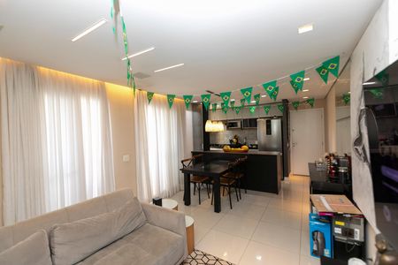 SALA DOIS AMBIENTES de apartamento para alugar com 3 quartos, 89m² em Mansões Santo Antônio, Campinas