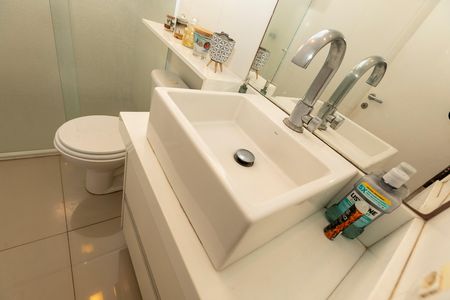BANHEIRO QUARTO Nº 2 - SUITE de apartamento para alugar com 3 quartos, 89m² em Mansões Santo Antônio, Campinas