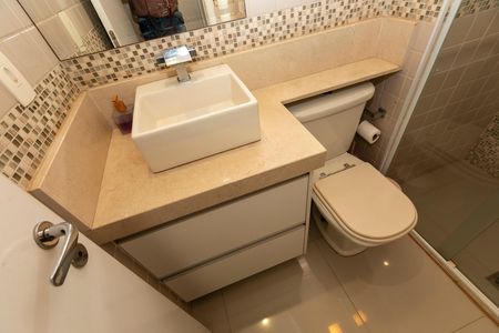Apartamento para alugar com 89m², 3 quartos e 2 vagas Apartamento para alugar com 89m², 3 quartos e 2 vagasBANHEIRO SOCIAL