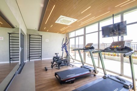 Área comum - Academia de apartamento para alugar com 1 quarto, 38m² em Centro, Osasco
