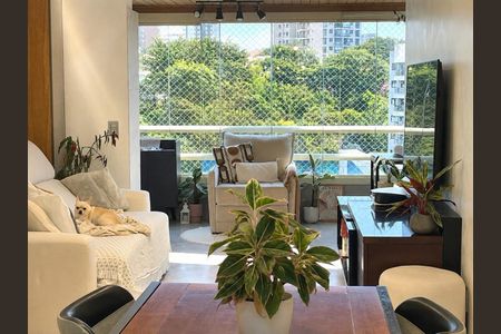 Sala de apartamento à venda com 3 quartos, 110m² em Vila Anglo Brasileira, São Paulo