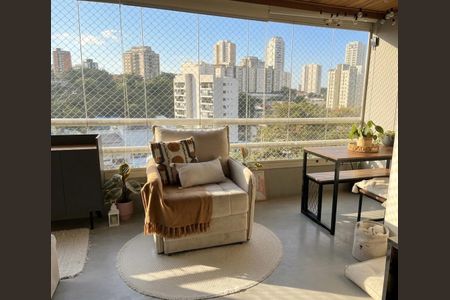 Varanda de apartamento à venda com 3 quartos, 110m² em Vila Anglo Brasileira, São Paulo
