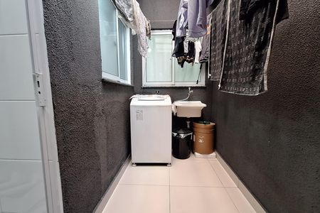 Área de Serviço de casa à venda com 3 quartos, 91m² em Parque das Nações, Santo André