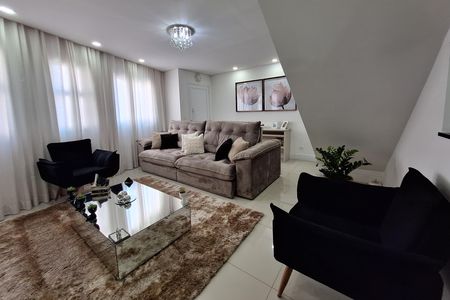 Sala  de casa à venda com 3 quartos, 91m² em Parque das Nações, Santo André