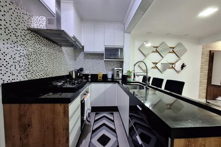 Cozinha de casa à venda com 3 quartos, 91m² em Parque das Nações, Santo André