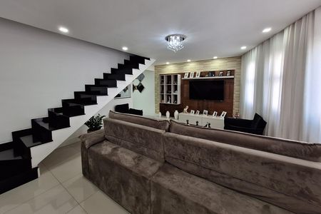 Sala  de casa à venda com 3 quartos, 91m² em Parque das Nações, Santo André