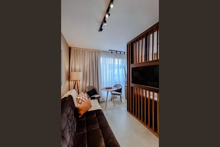 Cozinha/Sala de kitnet/studio para alugar com 1 quarto, 28m² em Vila Mariana, São Paulo