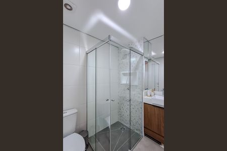 Banheiro de kitnet/studio para alugar com 1 quarto, 28m² em Vila Mariana, São Paulo
