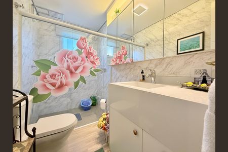 Banheiro Social  de apartamento à venda com 2 quartos, 87m² em Santo Amaro, São Paulo