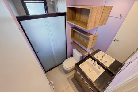 Banheiro de kitnet/studio à venda com 1 quarto, 33m² em Vila Mariana, São Paulo