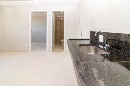 Apartamento para alugar com 34m², 2 quartos e sem vaga Apartamento para alugar com 34m², 2 quartos e sem vagaCozinha e Área de Serviço