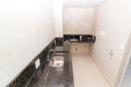 Cozinha e Área de Serviço de apartamento para alugar com 2 quartos, 34m² em Veleiros, São Paulo