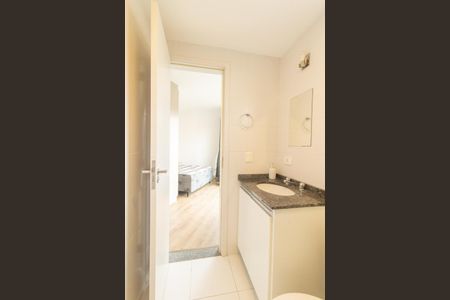 Apartamento para alugar com 35m², 1 quarto e sem vagaBanheiro da Suíte