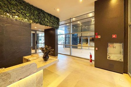 Studio para alugar com 30m², 1 quarto e sem vaga Studio para alugar com 30m², 1 quarto e sem vagaHall Social