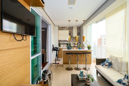 Varanda da Sala de apartamento à venda com 2 quartos, 103m² em Vila Suzana, São Paulo