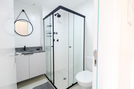 Studio para alugar com 25m², 1 quarto e sem vaga Studio para alugar com 25m², 1 quarto e sem vagaBanheiro