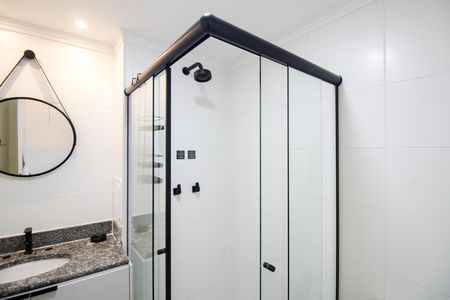Banheiro de kitnet/studio à venda com 1 quarto, 25m² em Alto da Mooca, São Paulo