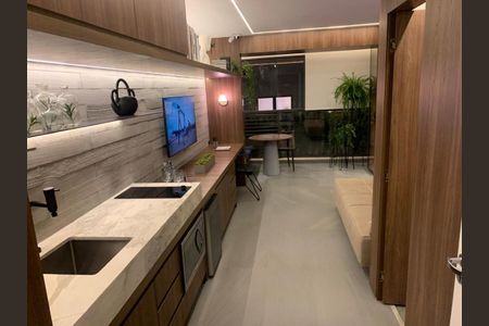 Apartamento à venda com 28m², 1 quarto e sem vaga