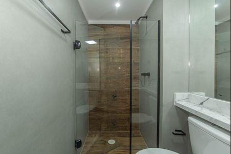 Banheiro da Suíte de apartamento para alugar com 2 quartos, 55m² em Santo Amaro, São Paulo