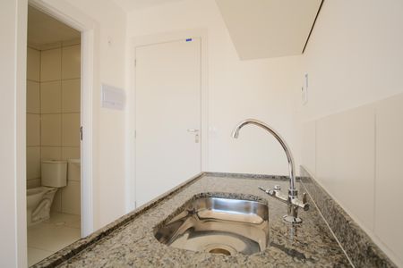 Cozinha de kitnet/studio para alugar com 1 quarto, 26m² em Tatuapé, São Paulo