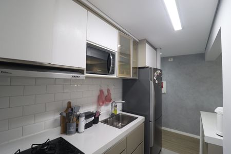 Cozinha de apartamento à venda com 2 quartos, 59m² em Vila Sao Pedro, Santo André